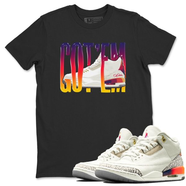 Wiggling Gotem Sneaker Tee - Casual Unisex Cotton Sneaker Matching T-Shirt To Match 3s X J Balvin Jezsport.com