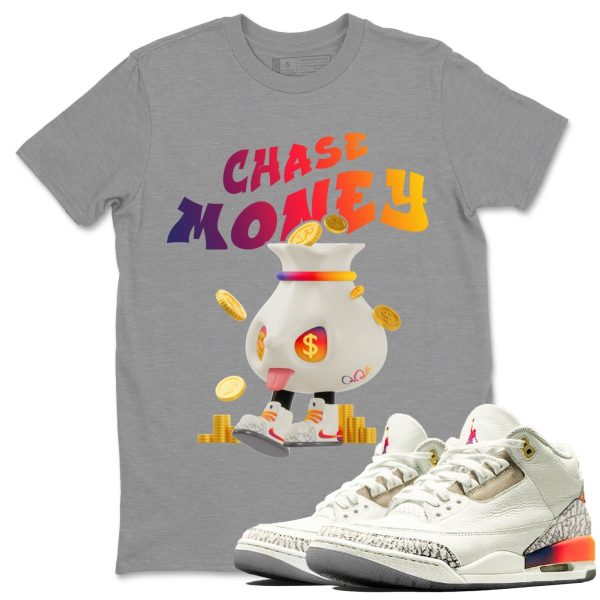 Chase Money Sneaker Tee - Casual Unisex Cotton Sneaker Matching T-Shirt To Match 3s X J Balvin Jezsport.com