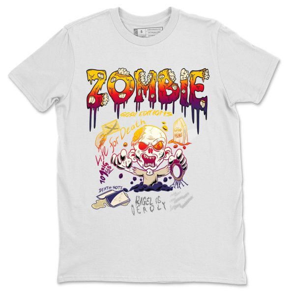 Zombie Grave Sneaker Tee - Casual Unisex Cotton Sneaker Matching T-Shirt To Match 3s X J Balvin Jezsport.com