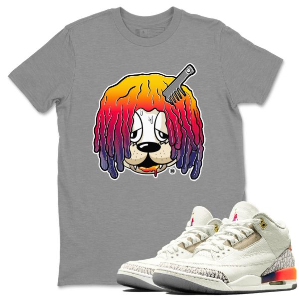 Impatient Bear Sneaker Tee - Casual Unisex Cotton Sneaker Matching T-Shirt To Match 3s X J Balvin Jezsport.com