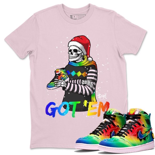 Skull Got Em Sneaker Tee - Casual Unisex Cotton Sneaker Matching T-Shirt To Match 1s X J Balvin Jezsport.com