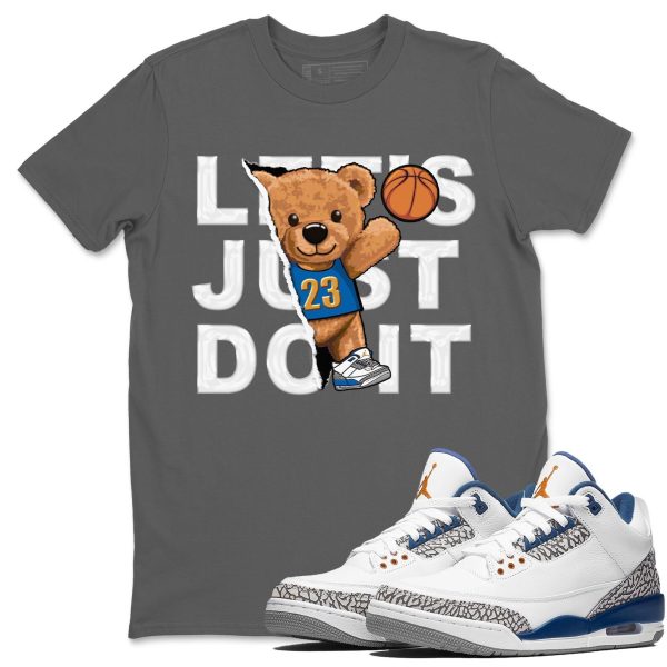 Rip Out Bear Unisex Crew Neck Sneaker Matching Tee Shirt To Match AJ3 Wizards Jezsport.com