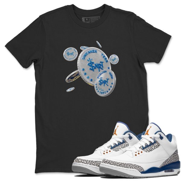 Coin Drop Unisex Crew Neck Sneaker Matching Tee Shirt To Match AJ3 Wizards Jezsport.com