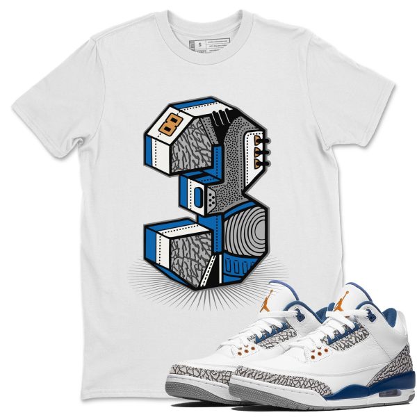 Number Statue Unisex Crew Neck Sneaker Matching Tee Shirt To Match AJ3 Wizards Jezsport.com