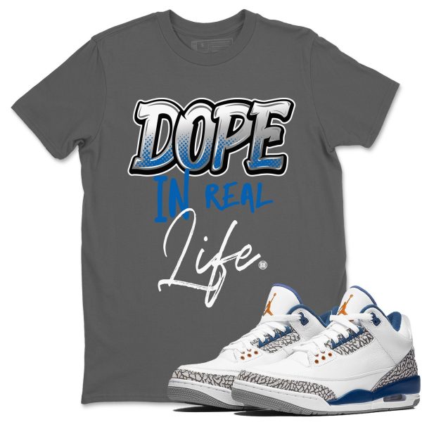 Dope In Real Life Unisex Crew Neck Sneaker Matching Tee Shirt To Match AJ3 Wizards Jezsport.com