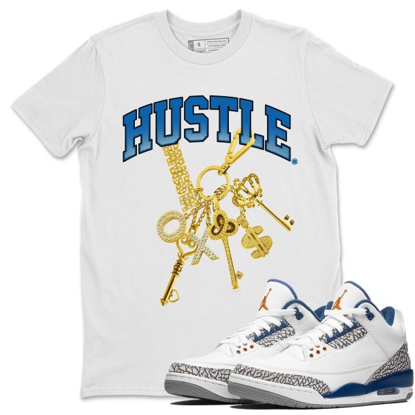 Gold Hustle Unisex Crew Neck Sneaker Matching Tee Shirt To Match AJ3 Wizards ,CT8532-148 Jezsport.com