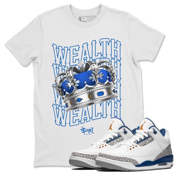 Wealth Unisex Crew Neck Sneaker Matching Tee Shirt To Match AJ3 Wizards Jezsport.com