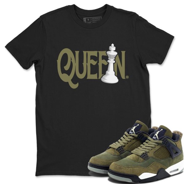 Chess Queen Unisex Crew Neck Sneaker Matching Tee Shirt To Match 4s Craft Olive Jezsport.com