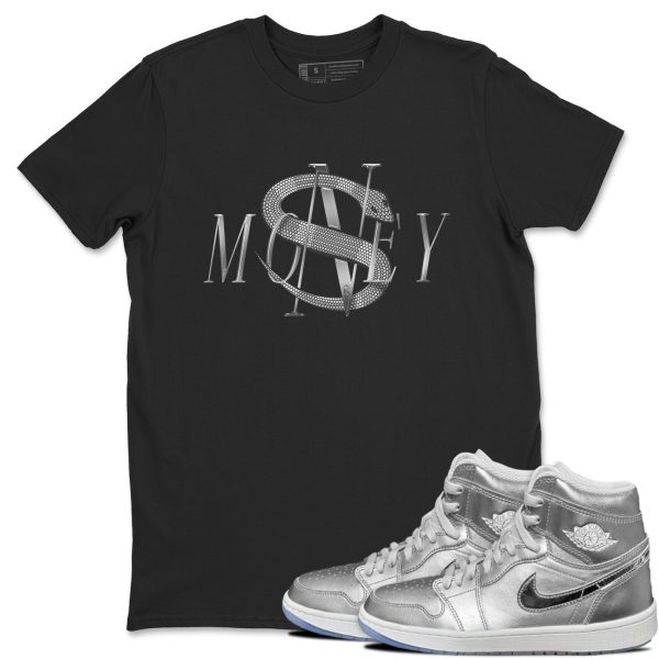 Money Snake Sneaker Tee - Casual Unisex Cotton Sneaker T-Shirt To Match 1s Gift Giving AJ1 Silver Jezsport.com