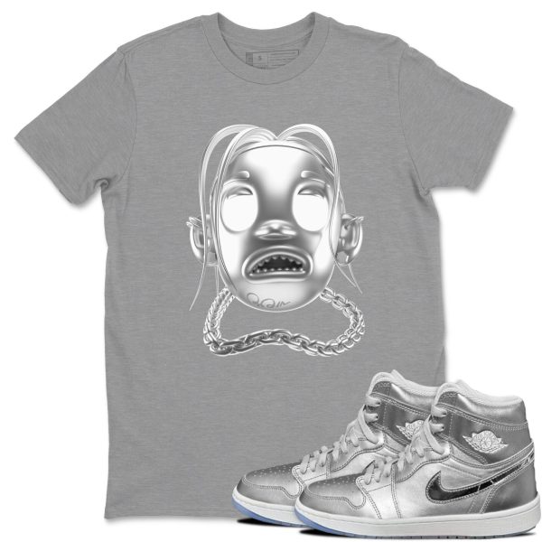 Goosebumps Boy Sneaker Tee - Casual Unisex Cotton Sneaker T-Shirt To Match 1s Gift Giving AJ1 Silver Jezsport.com