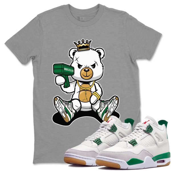 Bad King Baby Bear Sneaker Tee - Casual Unisex Cotton Sneaker T-Shirt To Match 4s Pine Green SB Jezsport.com