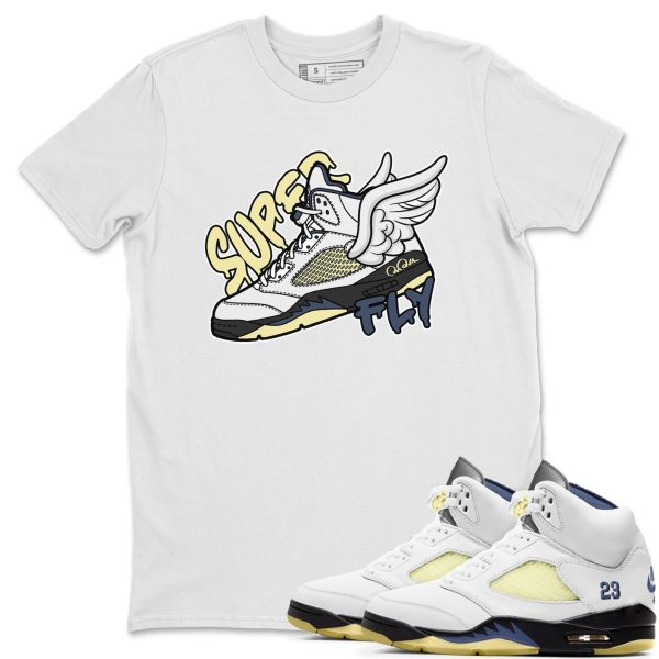 Super Fly Sneaker Tee - Casual Unisex Cotton Sneaker T-Shirt To Match AJ5 A Ma Maniere Dawn Jezsport.com