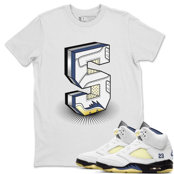 Number Statue Sneaker Tee - Casual Unisex Cotton Sneaker T-Shirt To Match AJ5 A Ma Maniere Dawn Jezsport.com