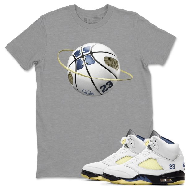 Basketball Planet Sneaker Tee - Casual Unisex Cotton Sneaker T-Shirt To Match AJ5 A Ma Maniere Dawn Jezsport.com