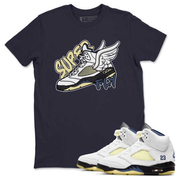 Super Fly Sneaker Tee - Casual Unisex Cotton Sneaker T-Shirt To Match AJ5 A Ma Maniere Dawn Jezsport.com