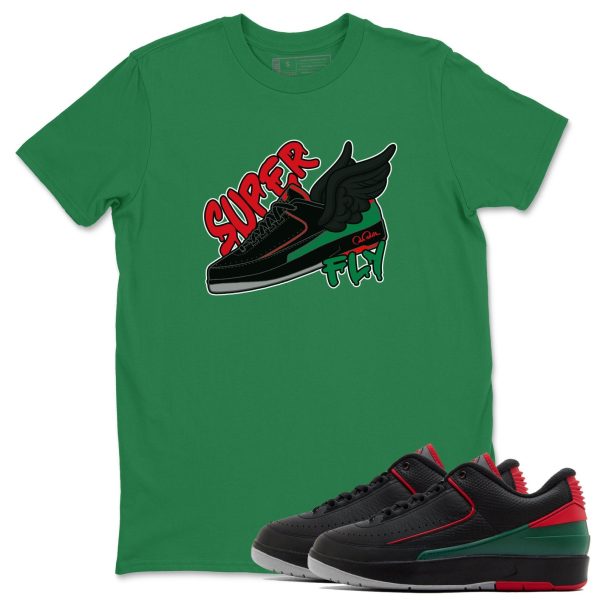 Super Fly Unisex Crew Neck Sneaker Matching Tee Shirt To Match 2s Christmas Holiday Sneaker Tees Jezsport.com