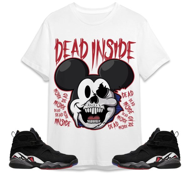 Mickey Horror Unisex Tees Jordan 8 Playoffs to match Sneaker, Outfit Birthday Gift for Friends Jezsport.com