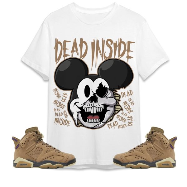 Mickey Horror Unisex Tees Jordan 6 Gore-Tex Brown Kelp to match Sneaker, Outfit Birthday Gift for Friends Jezsport.com