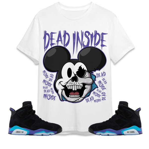 Mickey Horror Unisex Tees Jordan 6 Aqua to match Sneaker, Outfit Birthday Gift for Friends Jezsport.com