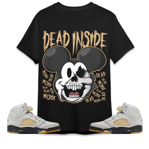 Mickey Horror Unisex Tees Jordan 5 Photon Dust to match Sneaker, Outfit Birthday Gift for Friends Jezsport.com