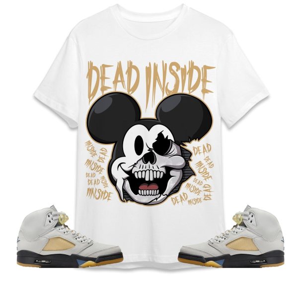 Mickey Horror Unisex Tees Jordan 5 Photon Dust to match Sneaker, Outfit Birthday Gift for Friends Jezsport.com