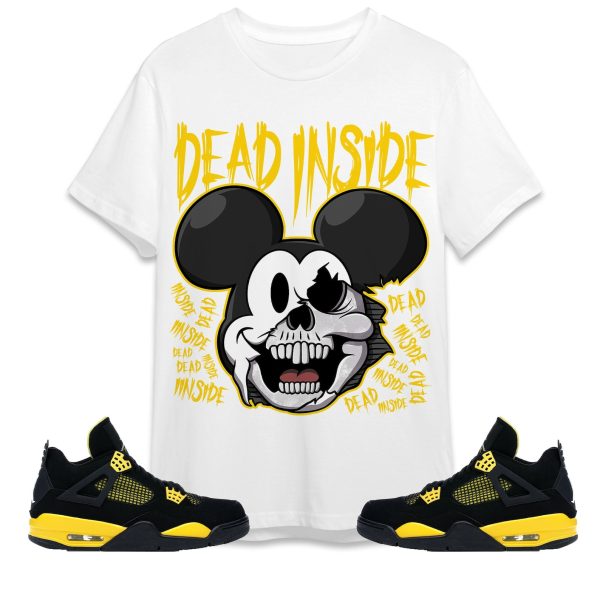 Mickey Horror Unisex Tees Jordan 4 Thunder to match Sneaker, Outfit Birthday Gift for Friends Jezsport.com