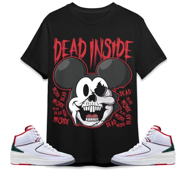 Mickey Horror Unisex Tees Jordan 2 Italy to match Sneaker, Outfit Birthday Gift for Friends Jezsport.com