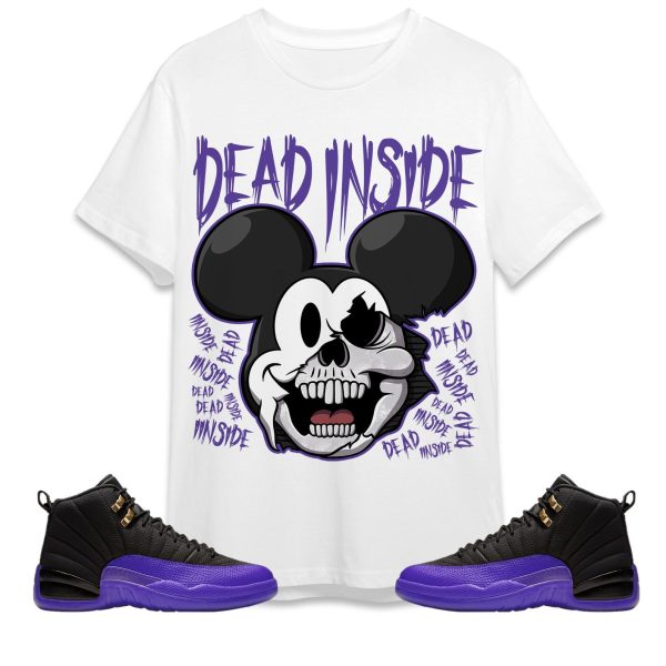 Mickey Horror Unisex Tees Jordan 12 Field Purple to match Sneaker, Outfit Birthday Gift for Friends Jezsport.com