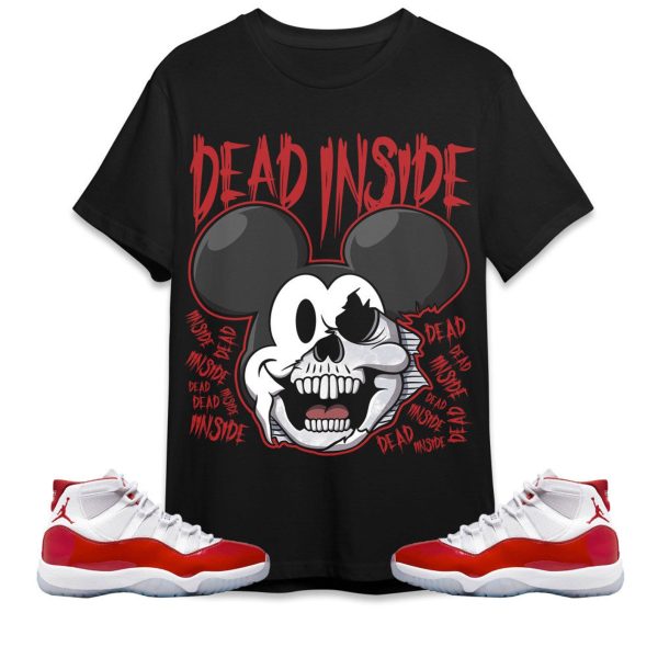 Mickey Horror Unisex Tees Jordan 11 Cherry to match Sneaker, Outfit Birthday Gift for Friends Jezsport.com