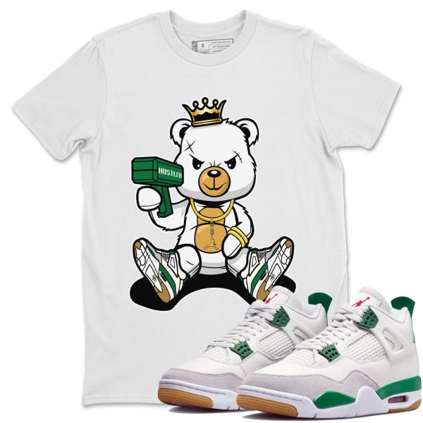 Bad King Baby Bear Sneaker Tee - Casual Unisex Cotton Sneaker T-Shirt To Match 4s Pine Green SB Jezsport.com