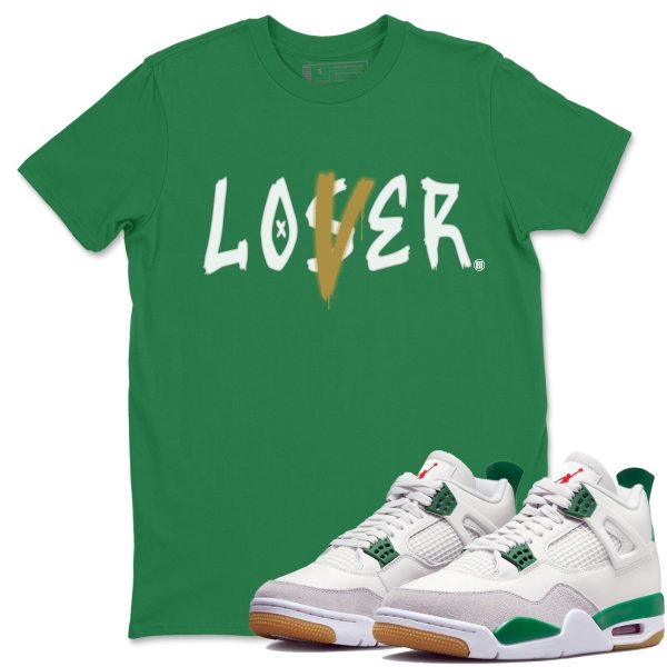 Loser Lover Sneaker Tee - Casual Unisex Cotton Sneaker T-Shirt To Match 4s Pine Green SB Jezsport.com