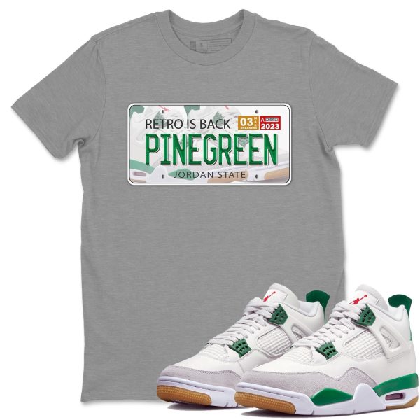 Sneaker Plate Sneaker Tee - Casual Unisex Cotton Sneaker T-Shirt To Match 4s Pine Green SB Jezsport.com