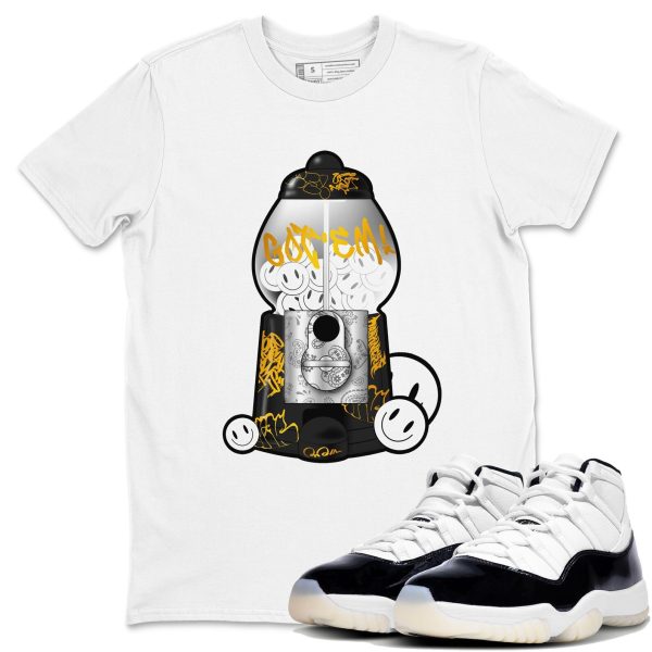 Gumball Machine Unisex Crew Neck Sneaker Matching Tee Shirt To Match 11s Gratitude Jezsport.com