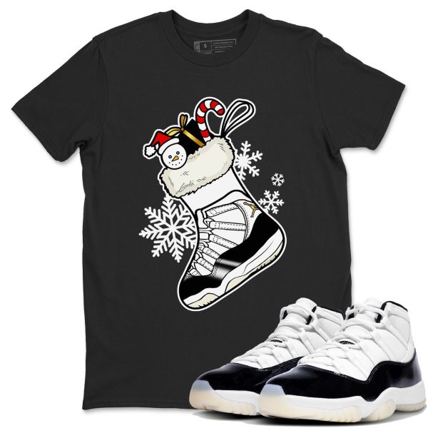 Sneaker Stocking Unisex Crew Neck Sneaker Matching Tee Shirt To Match 11s Gratitude Jezsport.com