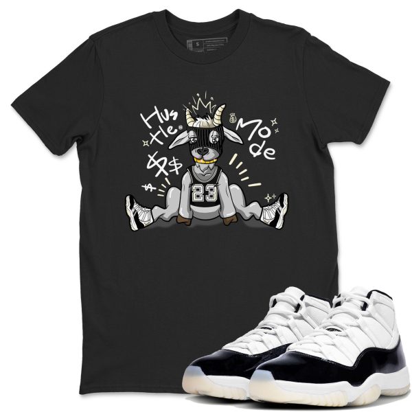 Hustle Goat Unisex Crew Neck Sneaker Matching Tee Shirt To Match 11s Gratitude Jezsport.com