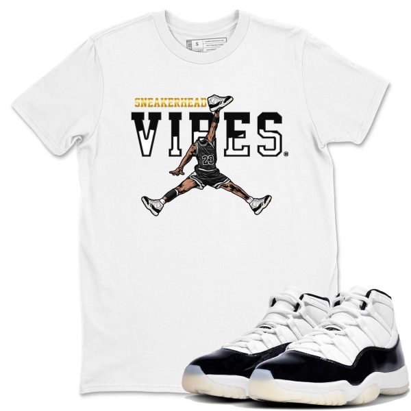 Sneakerhead Vibes Unisex Crew Neck Sneaker Matching Tee Shirt To Match 11s Gratitude Jezsport.com