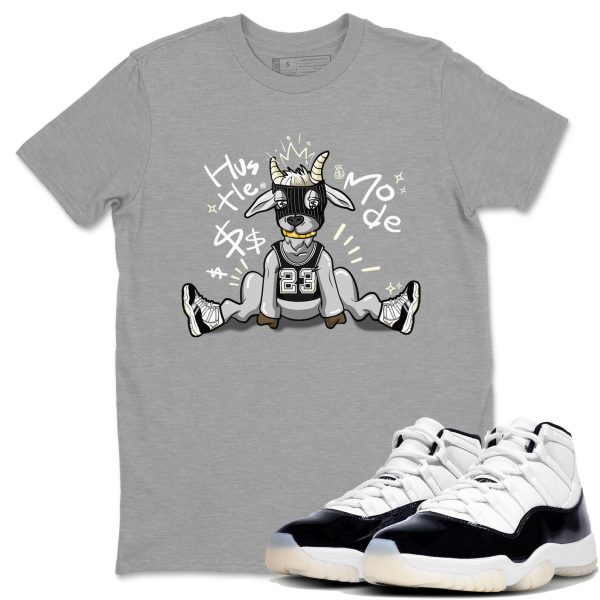 Hustle Goat Unisex Crew Neck Sneaker Matching Tee Shirt To Match 11s Gratitude Jezsport.com