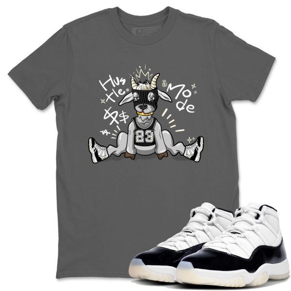 Hustle Goat Unisex Crew Neck Sneaker Matching Tee Shirt To Match 11s Gratitude Jezsport.com