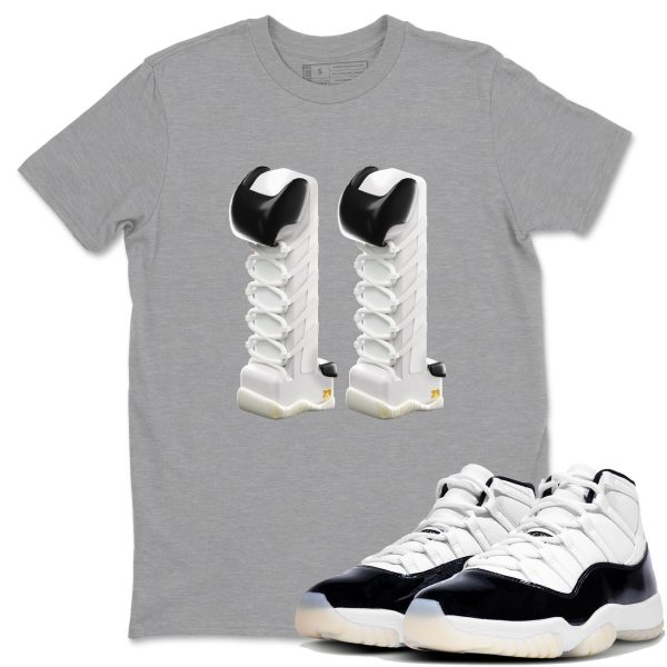 3D Number 11 Unisex Crew Neck Sneaker Matching Tee Shirt To Match 11s Gratitude Jezsport.com