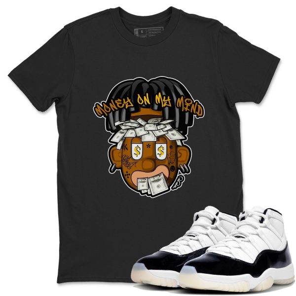 Money On My Mind Unisex Crew Neck Sneaker Matching Tee Shirt To Match 11s Gratitude Jezsport.com