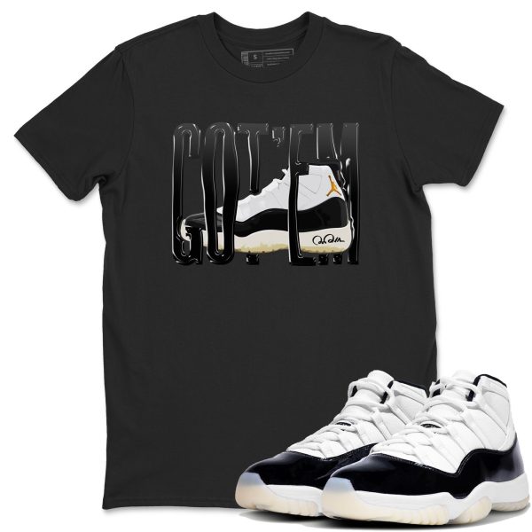 Wiggling Gotem Unisex Crew Neck Sneaker Matching Tee Shirt To Match 11s Gratitude Jezsport.com