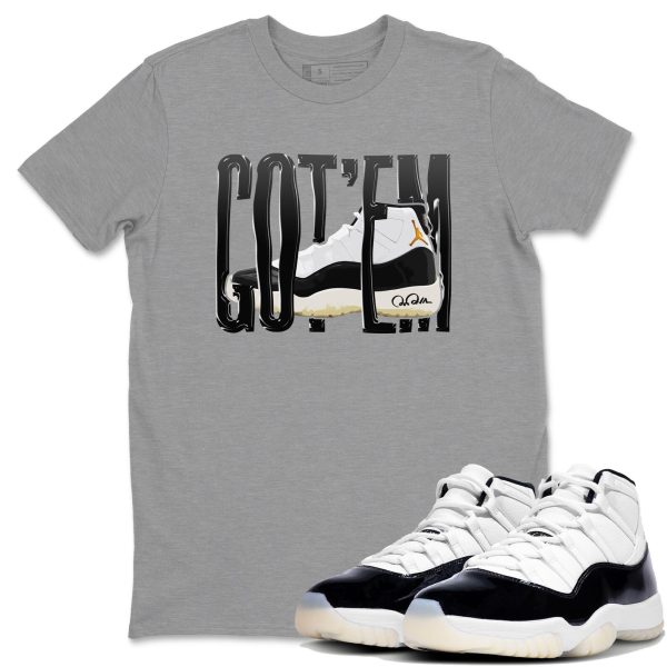 Wiggling Gotem Unisex Crew Neck Sneaker Matching Tee Shirt To Match 11s Gratitude Jezsport.com