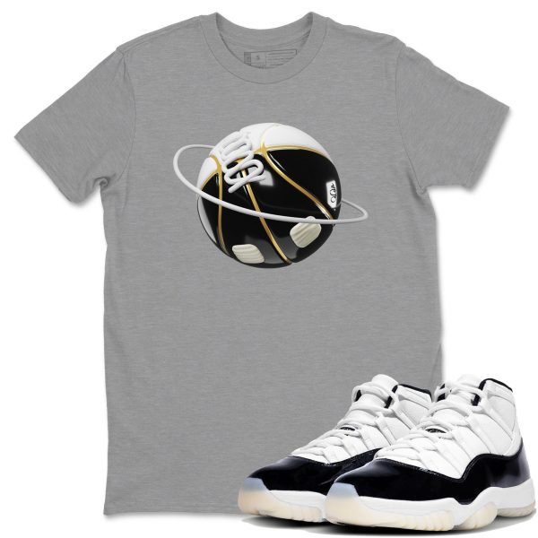 Basketball Planet Unisex Crew Neck Sneaker Matching Tee Shirt To Match 11s Gratitude Jezsport.com