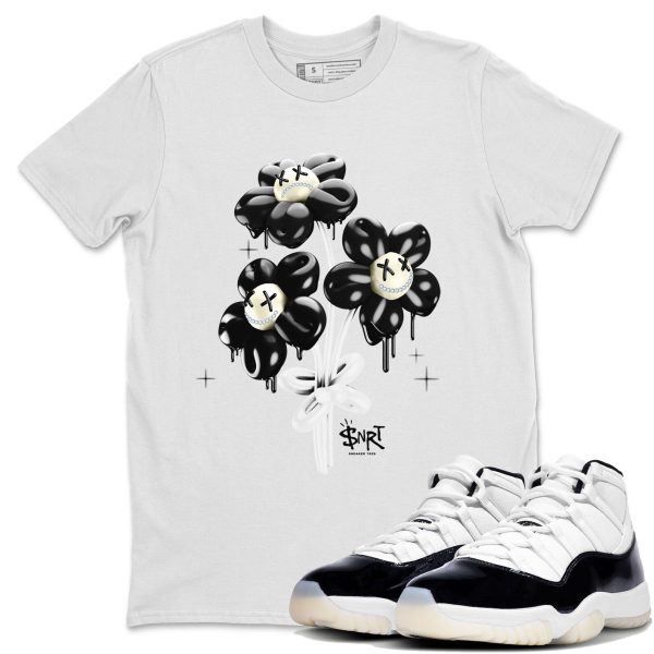 Balloon Bouquet Unisex Crew Neck Sneaker Matching Tee Shirt To Match 11s Gratitude Jezsport.com