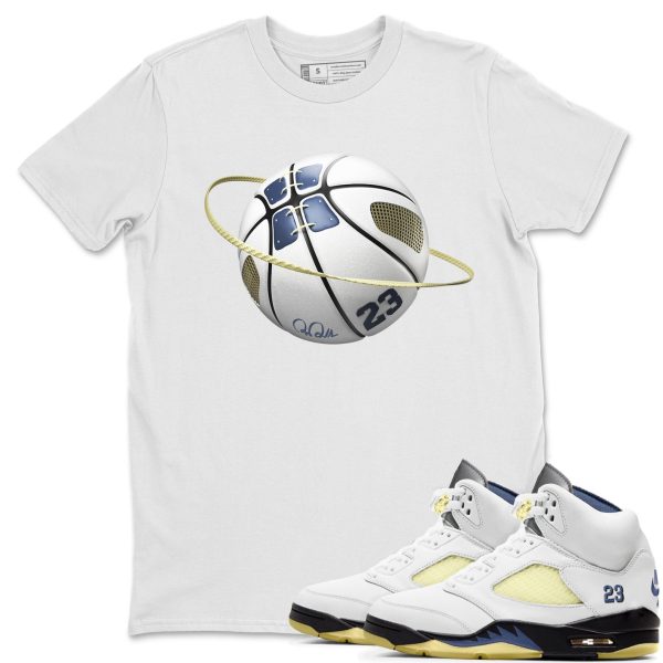 Basketball Planet Sneaker Tee - Casual Unisex Cotton Sneaker T-Shirt To Match AJ5 A Ma Maniere Dawn Jezsport.com