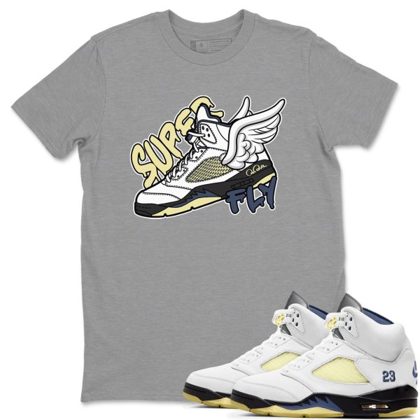 Super Fly Sneaker Tee - Casual Unisex Cotton Sneaker T-Shirt To Match AJ5 A Ma Maniere Dawn Jezsport.com