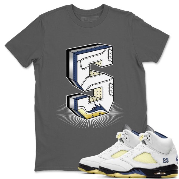 Number Statue Sneaker Tee - Casual Unisex Cotton Sneaker T-Shirt To Match AJ5 A Ma Maniere Dawn Jezsport.com