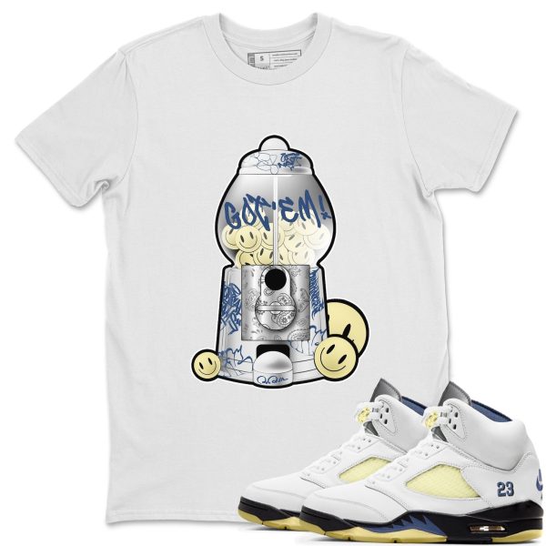 Gumball Machine Sneaker Tee - Casual Unisex Cotton Sneaker T-Shirt To Match AJ5 A Ma Maniere Dawn Jezsport.com