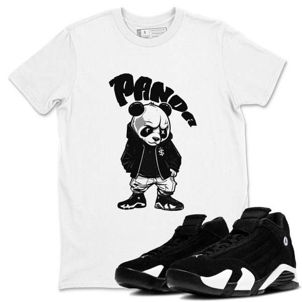 Bastard Panda Sneaker Tee - Casual Unisex Cotton Sneaker T-Shirt To Match 14s Black White Panda Jezsport.com