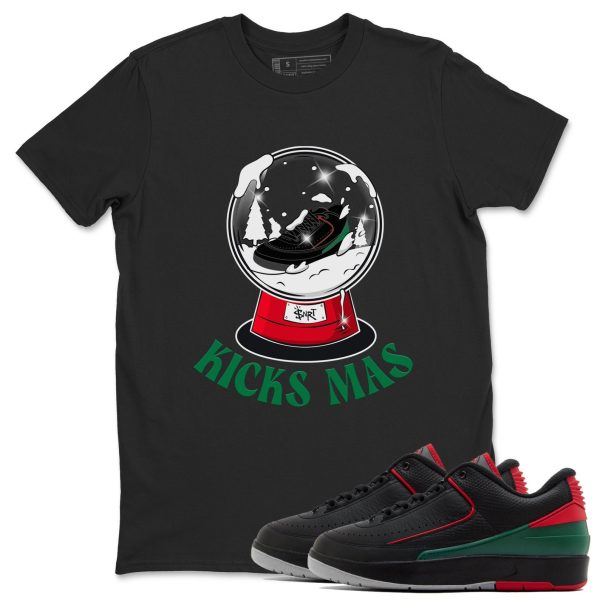 Snow Ball Unisex Crew Neck Sneaker Matching Tee Shirt To Match 2s Christmas Holiday Sneaker Tees Jezsport.com